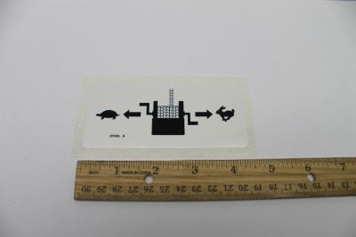 Genie Part # 97546GT – Decal,2 Spd.Winch Symb