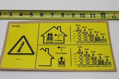 Genie Part # 97685GT – Decal Sym-Maxcap APG