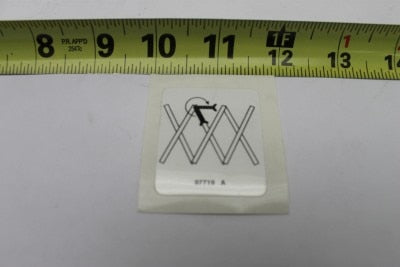 Genie Part # 97719GT – Safety Arm Symbol