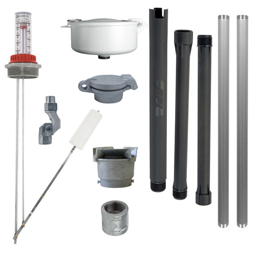 Farm Tank Diesel Vent Kit W/ 1 in. Swivel for 550 Gal x 48 in. Tank