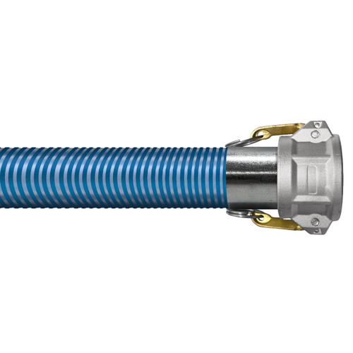 BadgerFlex Blue Water 2 in. Low-Temperature Heavy Duty Suction Hose w/ Female Coupler Ends