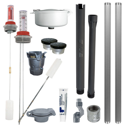 Gasoline Vent Kit W/ 1 in. Swivel for 300 Gal x 38 in. Double Wall Tanks