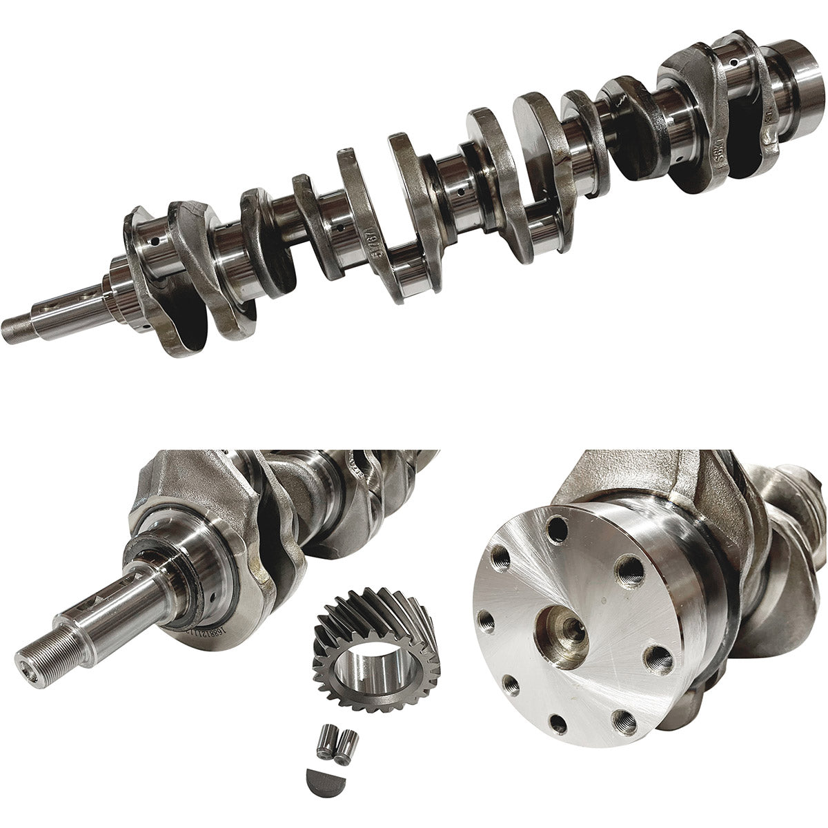 Maxiforce Crankshaft, 3066, Forged with Gear for Caterpillar 125-3005