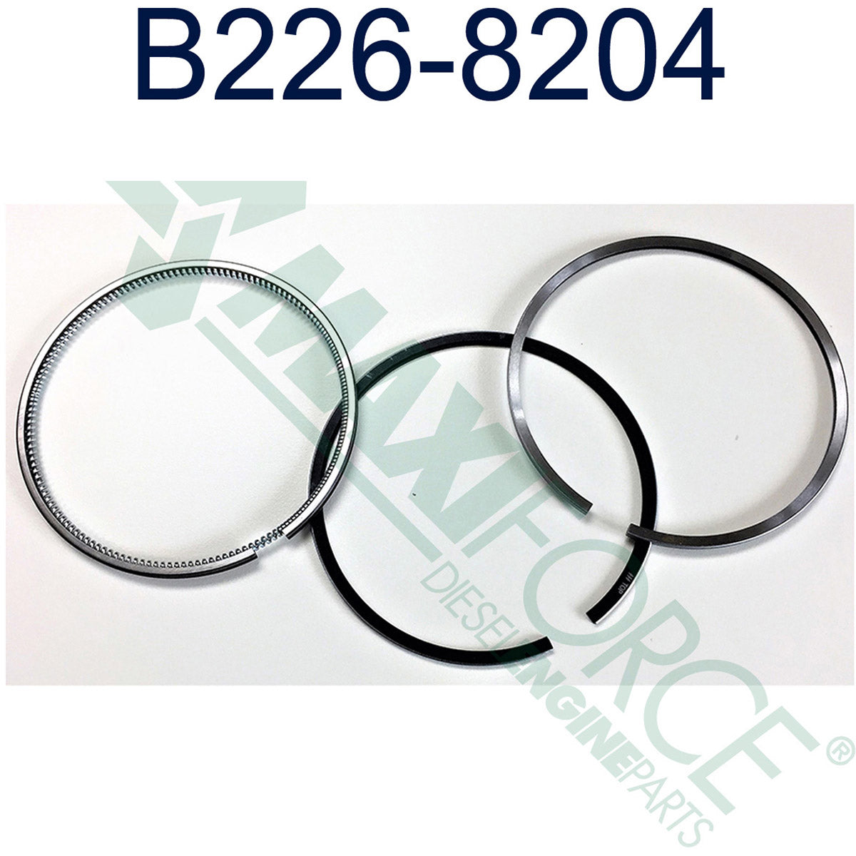Maxiforce Ring Set, Standard, 3044, 4MM Wide Oil Ring for Caterpillar 226-8204