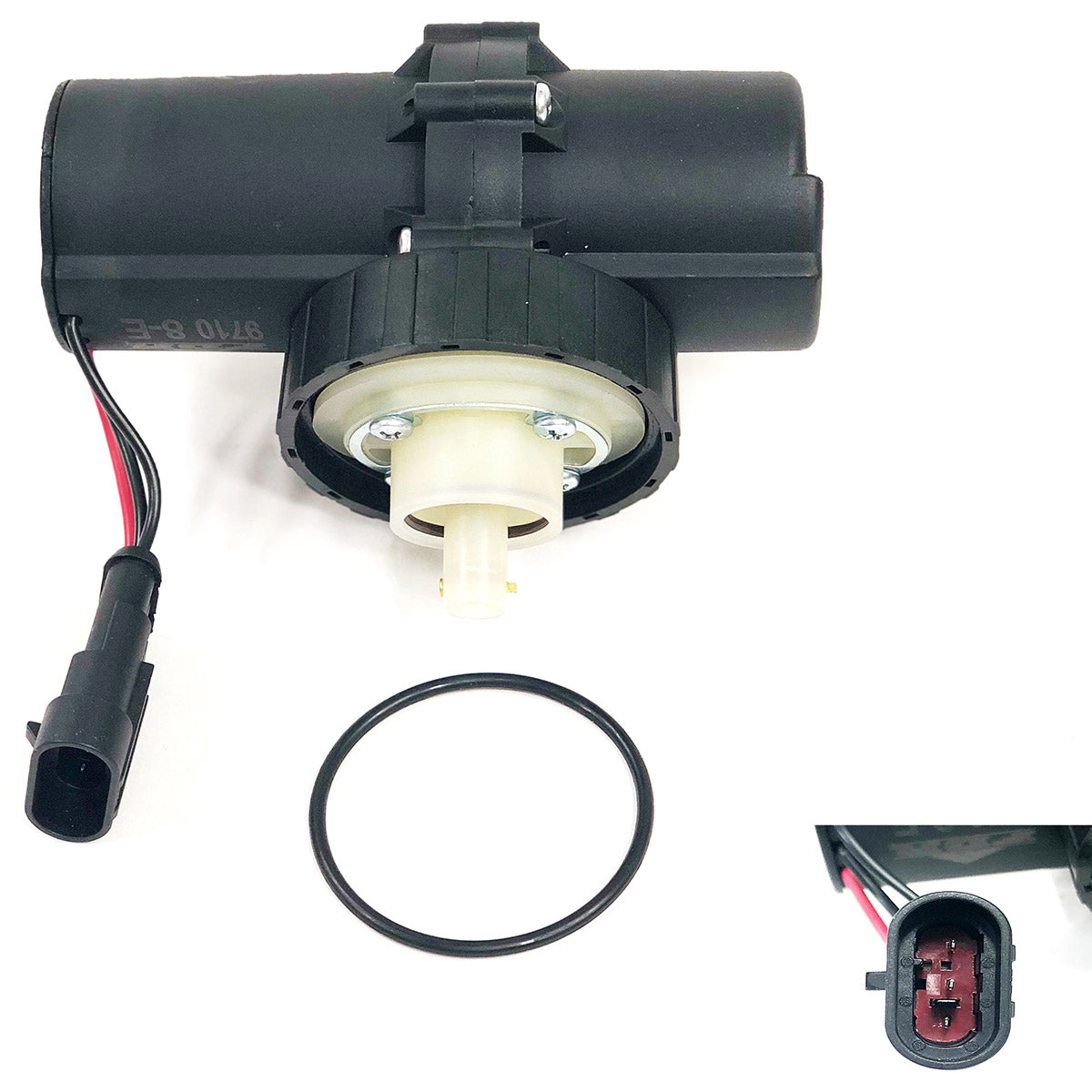 Maxiforce Fuel Transfer Pump, 12V, 3 Pin Conn, with o Filter for Caterpillar 349-1063WOF