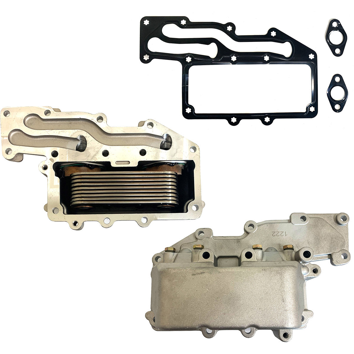 Maxiforce Cooler, Oil Assembly, 9 Plates, 3054/C4.4 for Caterpillar 354-1274