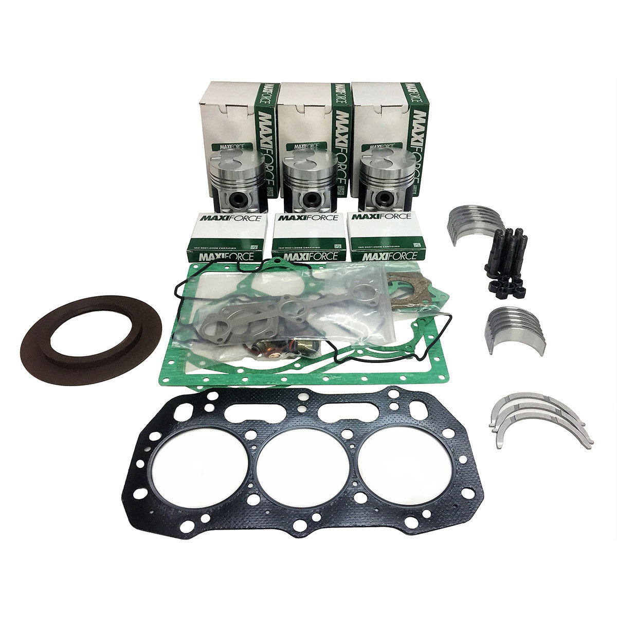 Maxiforce Basic Engine Kit, .50MM Pistons, .010" Main Bearings, .020" Rod Bearings, Naturally Aspirated, 3013C for Caterpillar