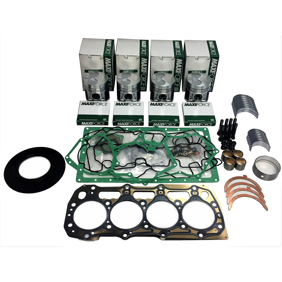 Maxiforce Basic Engine Kit, .50MM Pistons, .010" Main Bearings, .010" Rod Bearings, Turbo Aftercooled, C2.2 for Caterpillar