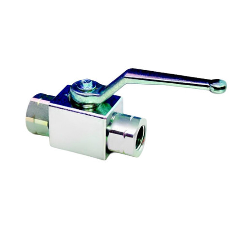 PCI BKH-34-SAE-1123-2 1 1/16 in. 12 ORB Zinc Clear Coat Full Port Two-Way High Pressure Ball Valve - 6000 PSI