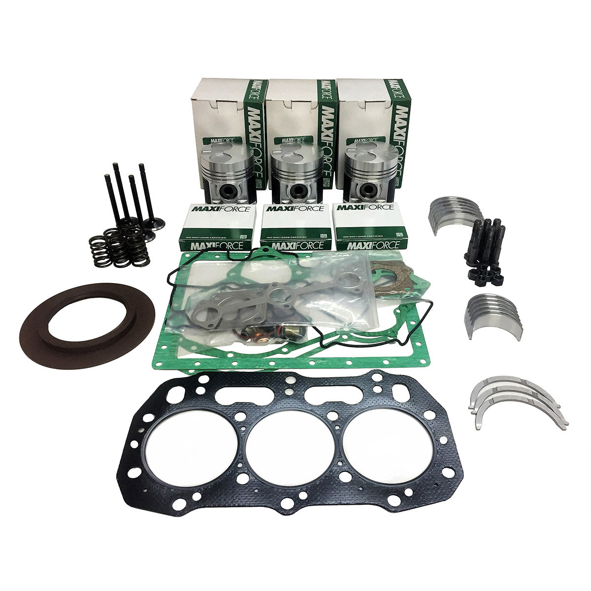 Maxiforce Overhaul Engine Kit, .50MM Pistons, .010" Main Bearings, Standard Rod Bearings, Naturally Aspirated, 3013C, C1.5 for Caterpillar
