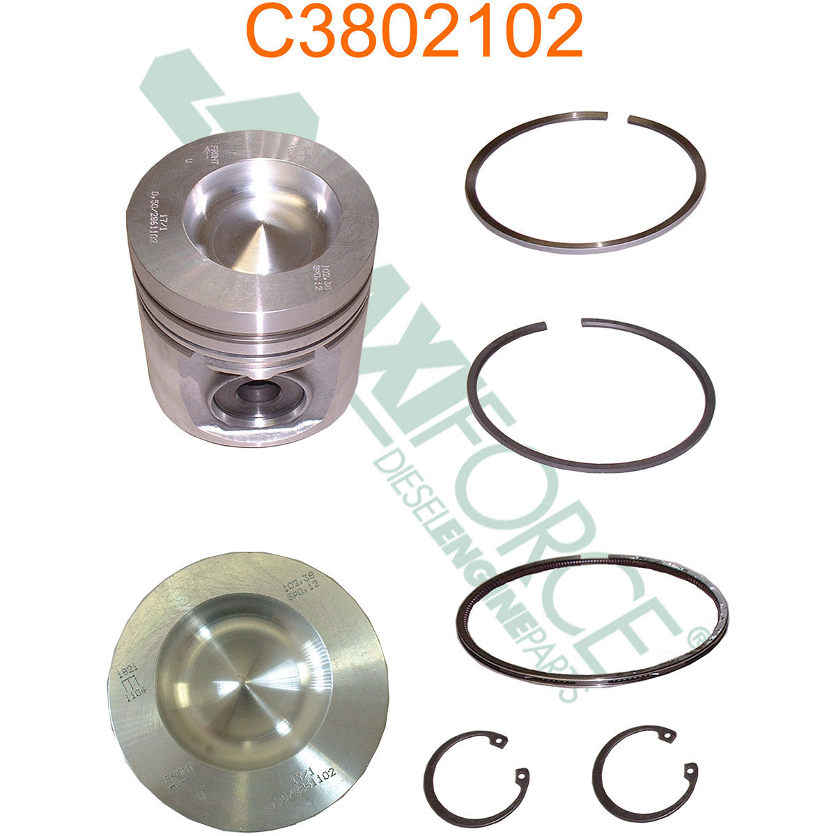 Maxiforce Piston Kit, 0.50MM B Series for Cummins 3802102