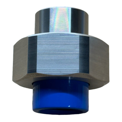 HART Industrial D-3131-6-V-316 1 1/4 in. FNPT Class 3000 316 Stainless Steel Threaded Union - FKM Seal, Dielectric Coating