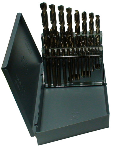 1/16 - 3/8 Cobalt Steel Jobber Drill Bit Set D/A21J-CO-SET