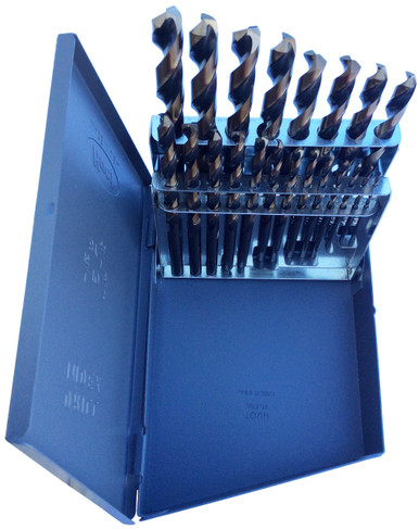 1/16" - 3/8" HSS Black & Gold Mechanic Length Drill Bit Set KFD21ML-SET