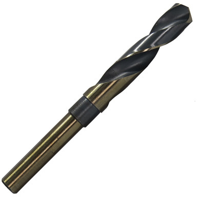 45/64" Reduced Shank HSS Black & Gold Contractor Drill Bit KFD3F45/64