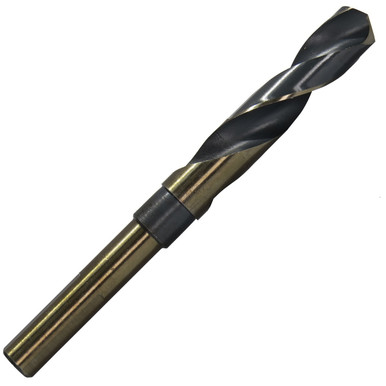 29/64" Reduced Shank HSS Black & Gold KFD Drill Bit KFDRSD3/8X29/64
