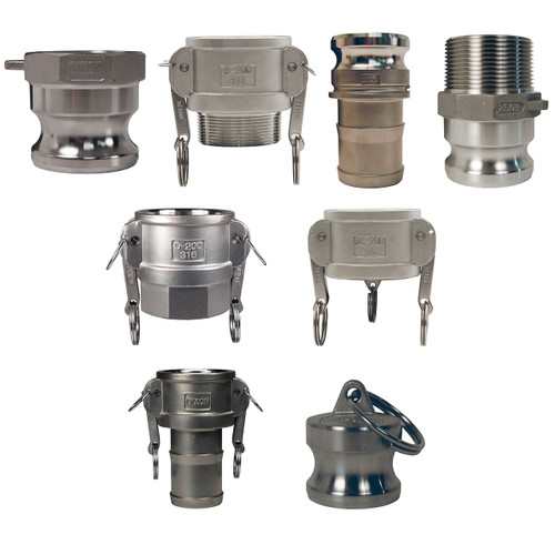 Dixon 2 in. Stainless Steel Global Cam & Groove Couplers