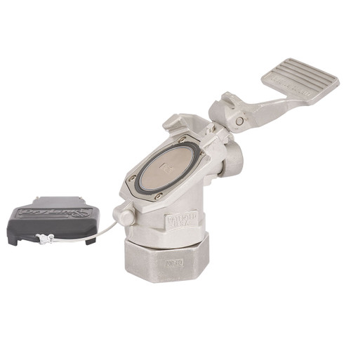 Control Devices DryLink 2 in. Dry Disconnect Coupler, FNPT, Unpolished 316 Stainless Steel W/ PTFE Seal