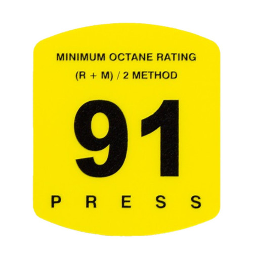 RDM ES500S-91 91 Octane Press to Start Overlay - Gilbarco Encore S