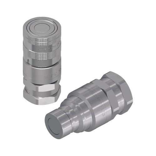 Gemels Quick Connect Flat Face ISO 25 mm NPT 1 in. Female Coupling
