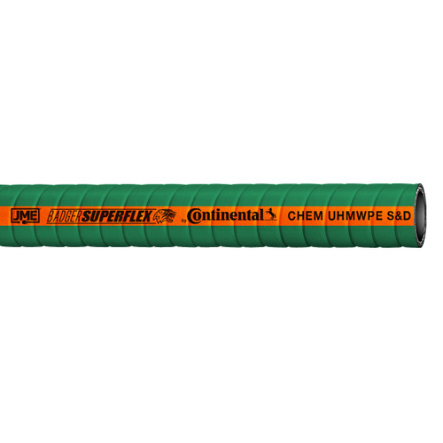 BadgerFlex C-Series 1 in. Chemical Transfer Hose, 200 PSI - Hose Only