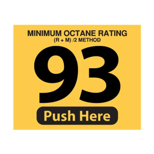 RDM 9344 93 Octane Decal Label - Helix