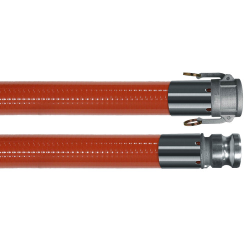 Kuriyama ORV 2 in. Oil Resistant PVC Suction Hose Assembly w/ Part C Female Coupler x Part E Male Adapter