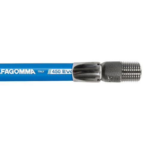 Kuriyama T450LE 1/2 in. Water Washdown Hose Assembly w/ Male NPT Stainless Steel Ends - 100 ft.