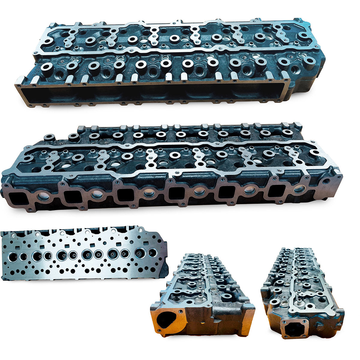 Maxiforce Cylinder Head, Di Bare, S6S, with Glow Plugs for Caterpillar 32B01-06041UF