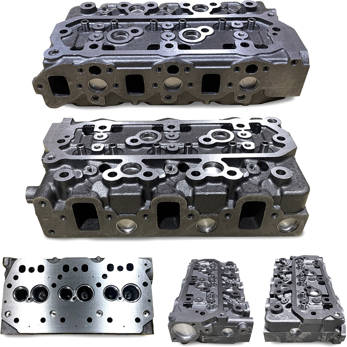 Maxiforce Cylinder Head, S6K, Rear, Bare, 44MM Intake Valve for Caterpillar 34301-21040UF