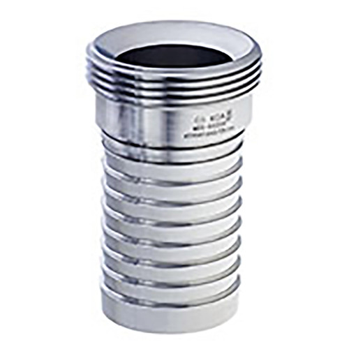 Kuriyama MBSSS100 Sanitary 1 in. Male Bevel Seat x Hose Shank Crimp Fitting