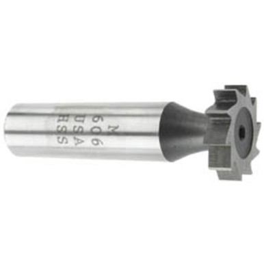 1/2" Dia. - 2-3/32" OAL - Straight Tooth - HSS - Woodruff Keyseat Cutter Series/List #1917 MT7040533