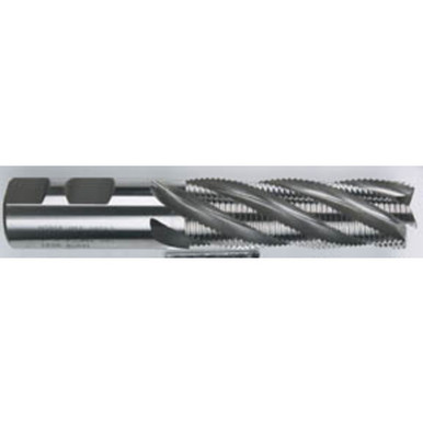 1" x 1" " x 5 1/2" 5 Flute Single End HSSCo Roughing Center Cutting End Mill-TiN Series/List #4614G MT1011351