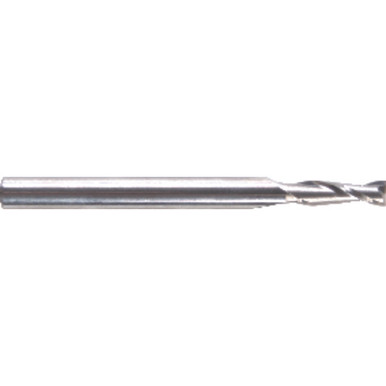 .120 Dia. x 1-1/2 Overall Length 2-Flute Square End Solid Carbide SE End Mill-Round Shank-Center Cut-Uncoated Series/List #5914 MT3152601