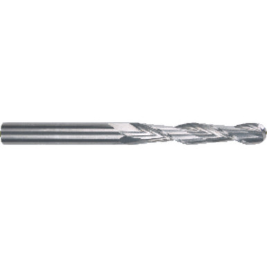 5/16" Dia. x 5/16" Shank x 1-5/8" DOC x 4" OAL, Carbide 2 Flute, 30 Degree Helix, Ballnose End Mill Series/List #5952 MT3258620