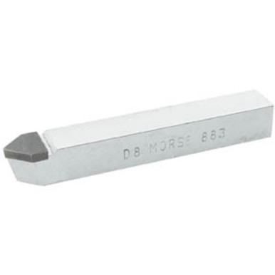 D16 370E (C-5) Grade Brazed Tool Bit - 1 x 1 x 7" OAL - Morse Cutting Tools List #4140 Series/List #4140 MT4970645