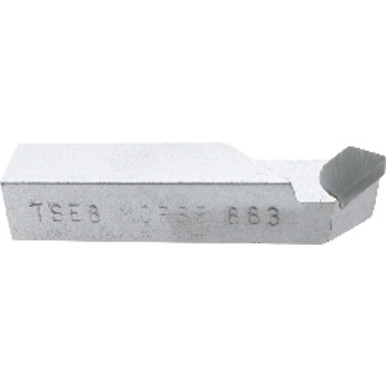 TSE8 370E (C-5) Grade Brazed Tool Bit - 1/2 x 1/2 x 2-1/2" OAL - Morse Cutting Tools List #4200 Series/List #4200 MT4972130