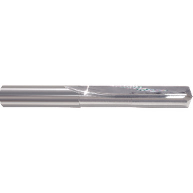 #53 Dia. x 0.0595" Shank x 1/2" Flute Length x 1-1/2" OAL, Straight Flute, 140 Degree, Bright, 2 Flute, External Coolant, Round Solid Carbide Drill Series/List #5376 MT1350727