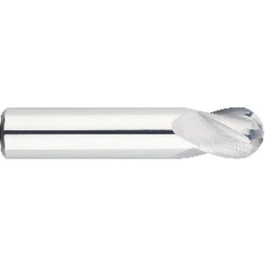 3/8" Dia. /8" Shank x 5/8" DOC x 2" OAL, Carbide AlTiN, 4 Flute, 30 Degree Helix, Ballnose End Mill Series/List #5976T MT3292853