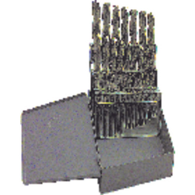 29 Pc. 1/16" - 1/2" by 64ths Cobalt Straw Finish Jobber Drill Set Series/List #8070 MT1218166