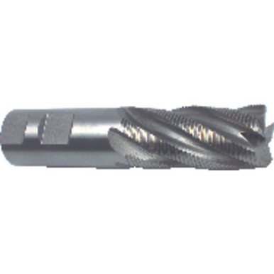 3/8" /8" /4" x 2 1/2" 4 Flute Single End HSSCo Roughing Center Cutting End Mill-Uncoated Series/List #4613 MT2945442