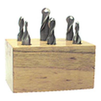 6 Pc. HSS Single-End End Mill Set MT2245001