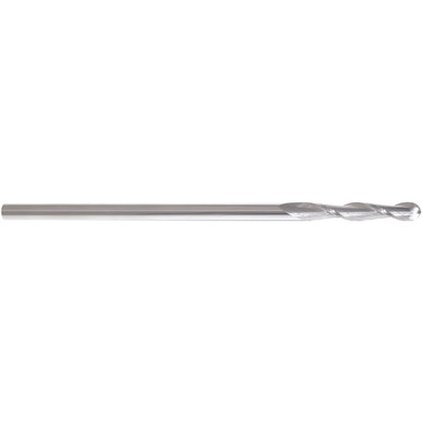3/4" Dia. /4" Shank x 1-1/2" DOC x 6" OAL, Carbide 2 Flute, 30 Degree Helix, Ballnose End Mill Series/List #5952 MT3257150
