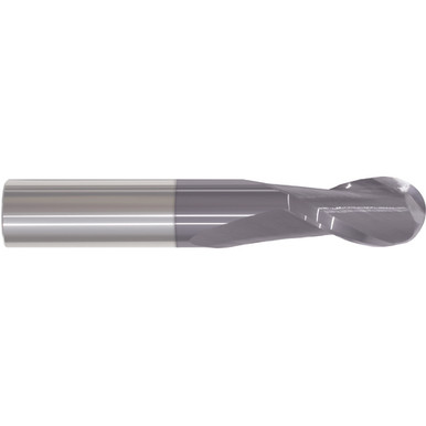 15/32" Dia. x 1/2" Shank x 1" DOC " OAL, Carbide AlTiN, 2 Flute, Ballnose End Mill Series/List #5940T MT3292564