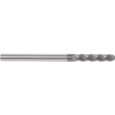 5/8" Dia. x 5/8" Shank x 1-1/2" DOC x 6" OAL, Carbide AlTiN, 4 Flute, Ballnose End Mill Series/List #5953T MT3293146