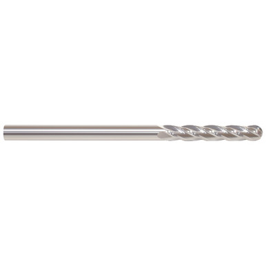 5/32" Dia. /16" Shank /4" DOC x 2-1/2" OAL, Carbide 4 Flute, 30 Degree Helix, Ballnose End Mill Series/List #5957 MT3257189