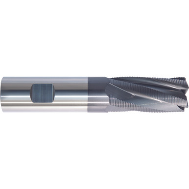 1" x 1" x 2" x 5" 0.0250" C/R 5 Flute Single End Carbide Roughing End Mill-ALTiN Series/List #5971T MT1811250