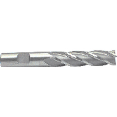 1" x 1" x 4" x 6 1/2" 4 Flute Single End HSSCo Finishing Center Cutting End Mill-Uncoated Series/List #4587 MT1011461