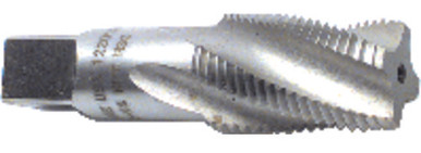 1/4-18 Dia. - 4 FL - HSS - Bright Spiral Flute Taper Pipe Tap Series/List #2121 MT4036169