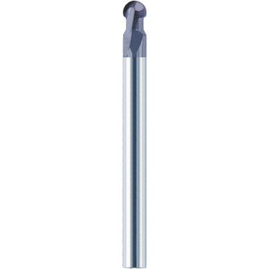 3/32" Dia. x 1/8" Shank x 0.079" DOC x 1-1/2" OAL, Carbide nACo, 4 Flute, Ballnose End Mill Series/List #5922 MT1398953